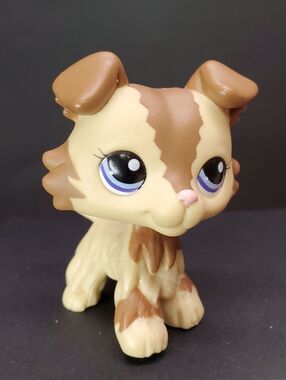 LPS 100% Authentic Littlest Pet Shop #2210 Collie Dog RARE 2007